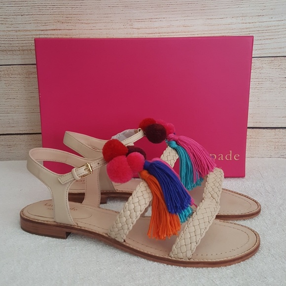 kate spade Shoes - New kate spade Sunset Leather Sandals